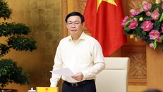 Phó Thủ tướng Vương Đình Huệ phát biểu tại cuộc họp. - Ảnh: VGP/Thành Chung