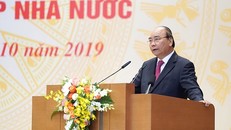 Thủ tướng Nguyễn Xuân Phúc phát biểu tại Hội nghị - Ảnh: VGP/Quang Hiếu