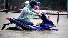 Nhiều tuyến đường ở Đà Nẵng ngập nặng do mưa lớn kéo dài