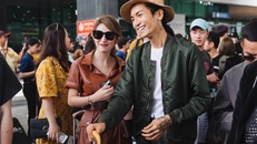 Khổng Tú Quỳnh chạm mặt Ngô Kiến Huy khi tới lễ cưới Đông Nhi