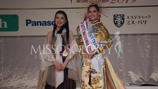 Tường San thắng giải Quốc phục đẹp nhất tại Hoa hậu Quốc tế 2019. 