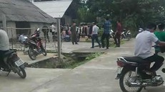 Hiện trường nơi xảy ra vụ việc.