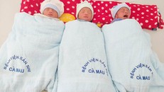 Ba bé trai lần lượt ra đời. - Ảnh: Vietnamnet