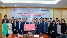 Ngân hàng Shinhan và Lotte-Mart kí kết hợp tác ra mắt thẻ Shinhan - Lotte Mart 