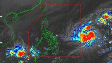 Áp thấp nhiệt đới biến thành siêu bão Kammuri đang di chuyển vào Philippines.