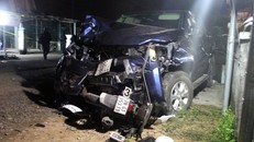 Tài xế lái xe bán tải đã uống rất nhiều rượu bia khi lái xe