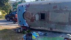 Hiện trường vụ tai nạn - Ảnh: Tuổi Trẻ