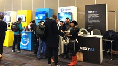 Gian trưng bày của VinAi nằm cạnh những “ông lớn” trong lĩnh vực Trí tuệ nhân tạo như NextAI, Neural Magic, Gresearch...