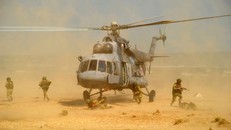 Một chiếc trực thăng quân sự Mi-8. (Nguồn: chinadaily.com.cn)