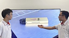 Thiết kế mẫu sản phẩm VinCSS FIDO2 Authenticator phiên bản USB Touch.