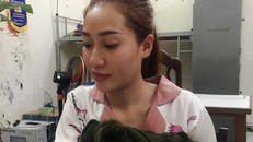 Đối tượng Hân tại cơ quan công an. - Ảnh: Pháp luật TP. HCM