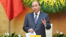 Thủ tướng Nguyễn Xuân Phúc phát biểu tại phiên họp - Ảnh: VGP/Quang Hiếu