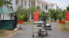 Khu cách ly tập trung tại Trường quân sự Cần Thơ.