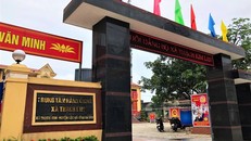 Trụ sở xã Thạch Kim, nơi ông Bé làm việc. - Ảnh: Zing.vn