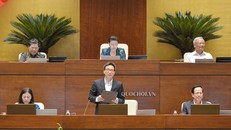 Phó Thủ tướng Vũ Đức Đam phát biểu tại phiên họp phiên họp Quốc hội, ngày 27/5. - Ảnh: quochoi.vn