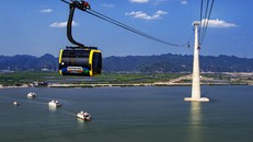 Cáp treo 3 dây hiện đại tại Hải Phòng đã sẵn sàng bung lụa