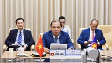 Thứ trưởng Nguyễn Quốc Dũng, Trưởng SOM ASEAN Việt Nam tham dự Đối thoại - Ảnh: BNG