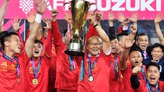 Tuyển Việt Nam sẽ có nhiều lợi thế để bảo vệ ngôi vương nếu AFF Cup 2020 diễn ra trên sân nhà. - Ảnh: Zing.vn