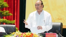 Thủ tướng Nguyễn Xuân Phúc phát biểu kết luận Hội nghị. - Ảnh: VGP/Quang Hiếu
