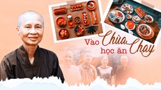 Vào chùa học ăn chay