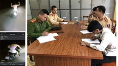 Vi Văn Công tại cơ quan Công an.