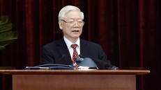 Chùm ảnh: Trọng thể khai mạc Hội nghị Trung ương 14