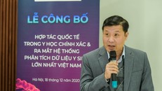 GS Vũ Hà Văn khai mạc Lễ công bố Hợp tác quốc tế trong Y học chính xác và Ra mắt hệ thống phân tích dữ liệu y sinh lớn nhất Việt Nam.