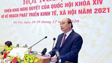 Thủ tướng Nguyễn Xuân Phúc phát biểu khai mạc. (Ảnh: Thống Nhất/TTXVN)