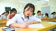 Học sinh làm bài thi vào lớp 10 năm 2020. - Ảnh: VTC News