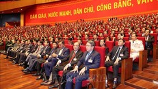 Chiều 27/1, đại biểu tiếp tục thảo luận về văn kiện đại hội tại hội trường