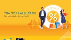 Mua hàng trả góp 0% với thẻ tín dụng quốc tế PVcomBank