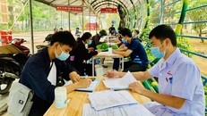 Ký túc xá ĐH Quốc gia TP. HCM đón sinh viên trở lại hồi tháng 5/2020. - Ảnh: Trung tâm Quản lý Ký túc xá.