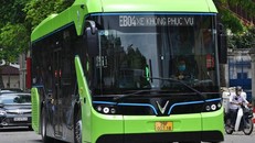 Dự kiến đến năm 2022, sẽ có 9 tuyến xe buýt điện được mở mới trên địa bàn TP Hà Nội. - Ảnh: Dân Trí