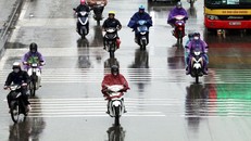 Từ đêm 15/1, vùng núi và trung du Bắc Bộ mưa dông, có nơi mưa rất to