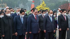 Lãnh đạo Đảng, Nhà nước vào Lăng viếng Chủ tịch Hồ Chí Minh