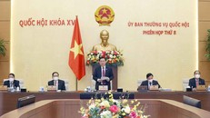 Khai mạc Phiên họp thứ 8 của Ủy ban Thường vụ Quốc hội