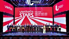 Ban Tổng giám đốc Tập đoàn Công nghiệp - Viễn thông Quân đội Viettel và 8 cá nhân xuất sắc toàn cầu của Viettel 2021