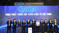 Lễ bấm nút ra mắt Trục phát triển hợp đồng điện tử Việt Nam