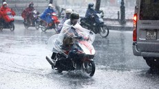 Các khu vực đều có mưa và dông, đề phòng thời tiết nguy hiểm