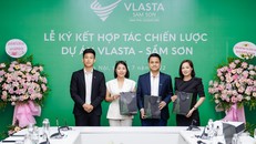 Lễ ký kết hợp tác chiến lược dự án Vlasta – Sầm Sơn diễn ra tại Hà Nội ngày 15/7/2022. (Ảnh: vlastavanphu.vn)