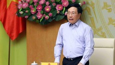 Phó Thủ tướng Thường trực Chính phủ Phạm Bình Minh phát biểu tại cuộc họp Hội đồng Tư vấn đặc xá - Ảnh: VGP