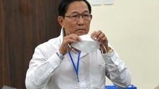 Bị cáo Cao Minh Quang (sinh năm 1956, cựu Thứ trưởng Bộ Y tế) tại phiên xét xử sơ thẩm.