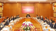 Sáng 12/1/2023, tại Trụ sở Trung ương Đảng, Tổng Bí thư Nguyễn Phú Trọng, Trưởng Ban Chỉ đạo chủ trì Phiên họp thứ 23 của Ban Chỉ đạo Trung ương về phòng, chống tham nhũng, tiêu cực.