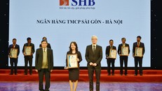 Phó Tổng Giám đốc Ninh Thị Lan Phương đại diện SHB nhận giải thưởng “Top 10 Ngân hàng thu xếp vốn đầu tư hiệu quả cho các dự án năng lượng Việt Nam từ năm 2017 – 2022”