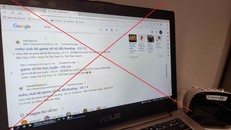 Một trang web đuôi gov.vn bị gắn link quảng cáo. 