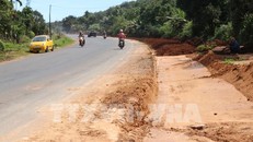 Quốc lộ 19 nối Gia Lai-Bình Định có nguy cơ chậm tiến độ
