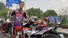 Phượt thủ xuyên Việt trong 18h giành chiến thắng hạng mục Honda Winner tại chặng 1 VMRC 2020
