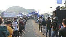 Hàng trăm tay lái Winner X, Satria, Sonic, Raider… đổ xô tới tham dự sự kiện lái thứ Exciter 155VVA