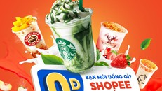  Shopee mời người dùng mới trà sữa từ các thương hiệu lớn