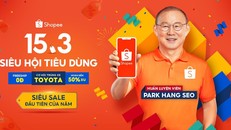 Tận hưởng niềm vui mua sắm với sự kiện 15.3 Siêu Hội Tiêu Dùng -Siêu sale đầu tiên của năm từ Shopee